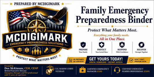 MCDigiMark Emergency Preparedness Binder